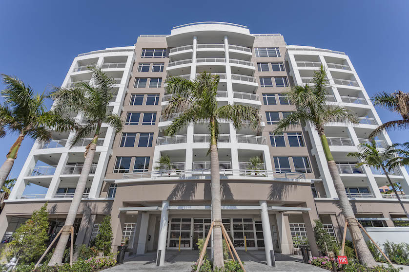 327 Royal Palm Condominium Building in Downtown Boca Raton, FL