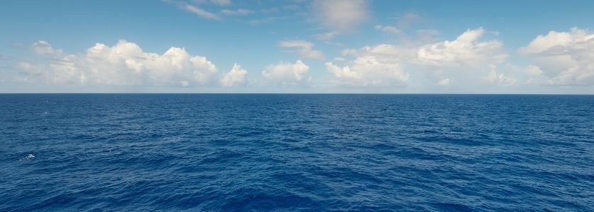 the calm atlantic ocean