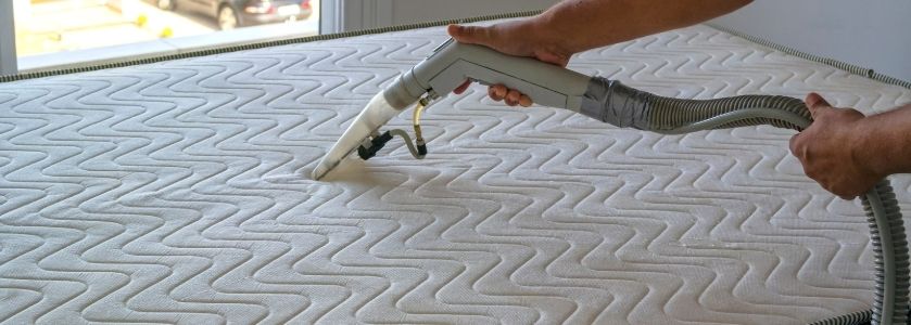vacuuming mattress