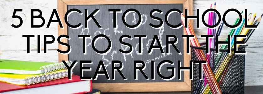 5 Back To School Tips To Start The Year Right | Boca Raton School