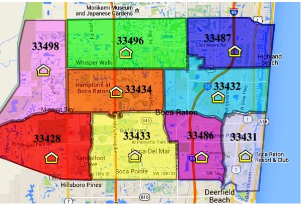 boca raton map neighborhoods