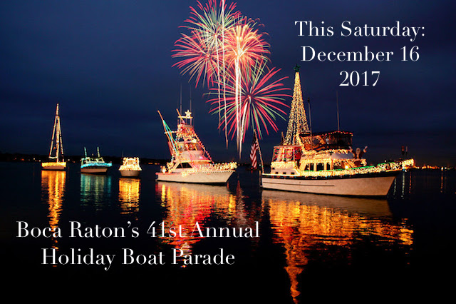 Holiday Boat Parade, Mizner Park & Lake Boca in Boca Raton