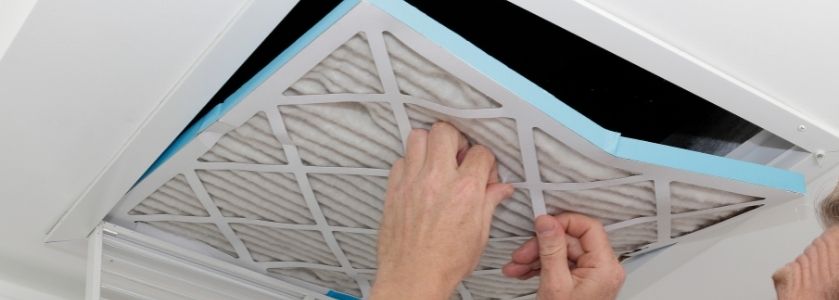 switching out hvac filter