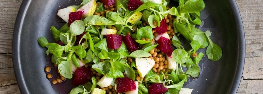 delicious vegan salad
