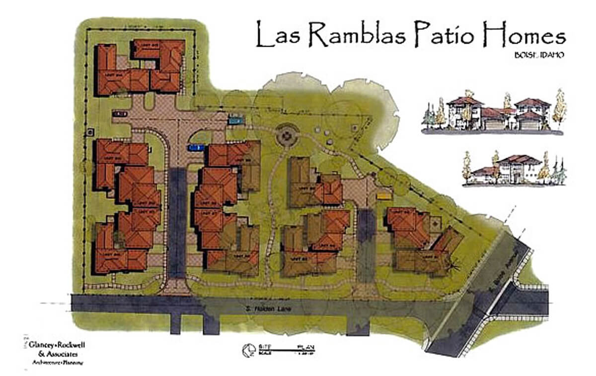 Las Ramblers Subdivision plat map