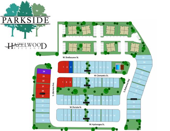 Parkside Townhoms at Hazelwood Village Subdivision