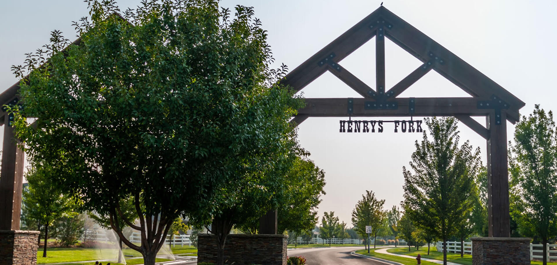 Henrys Fork Community monument entrance