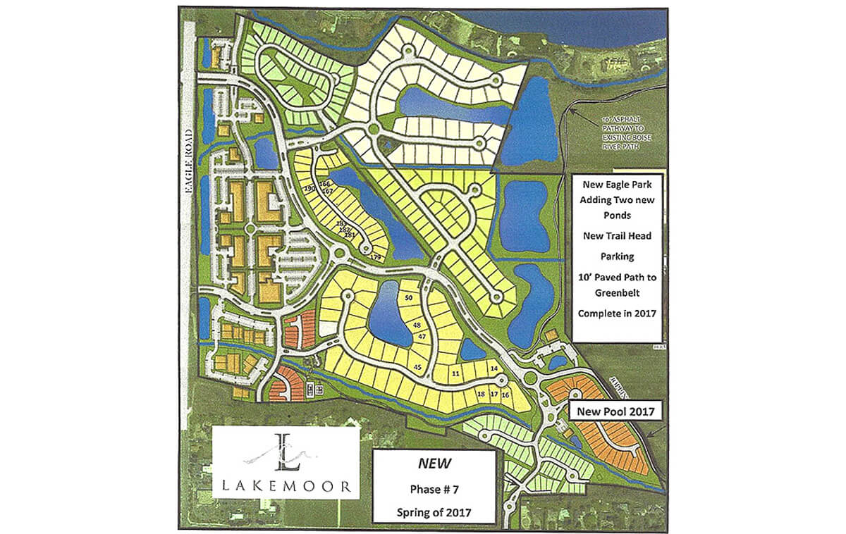 Lakemoor Subdivision Plat Map