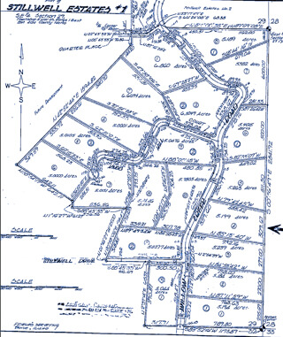 Stillwell community plat map