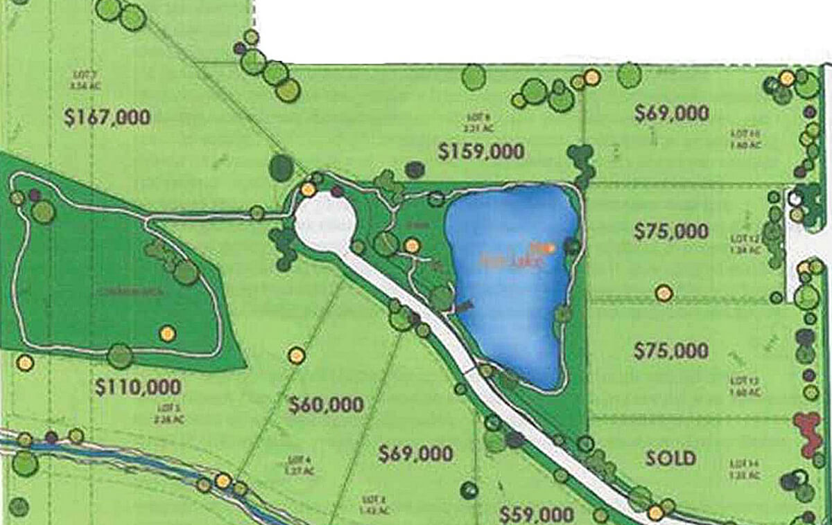 Lakeview Summit Subdivision Plat Map