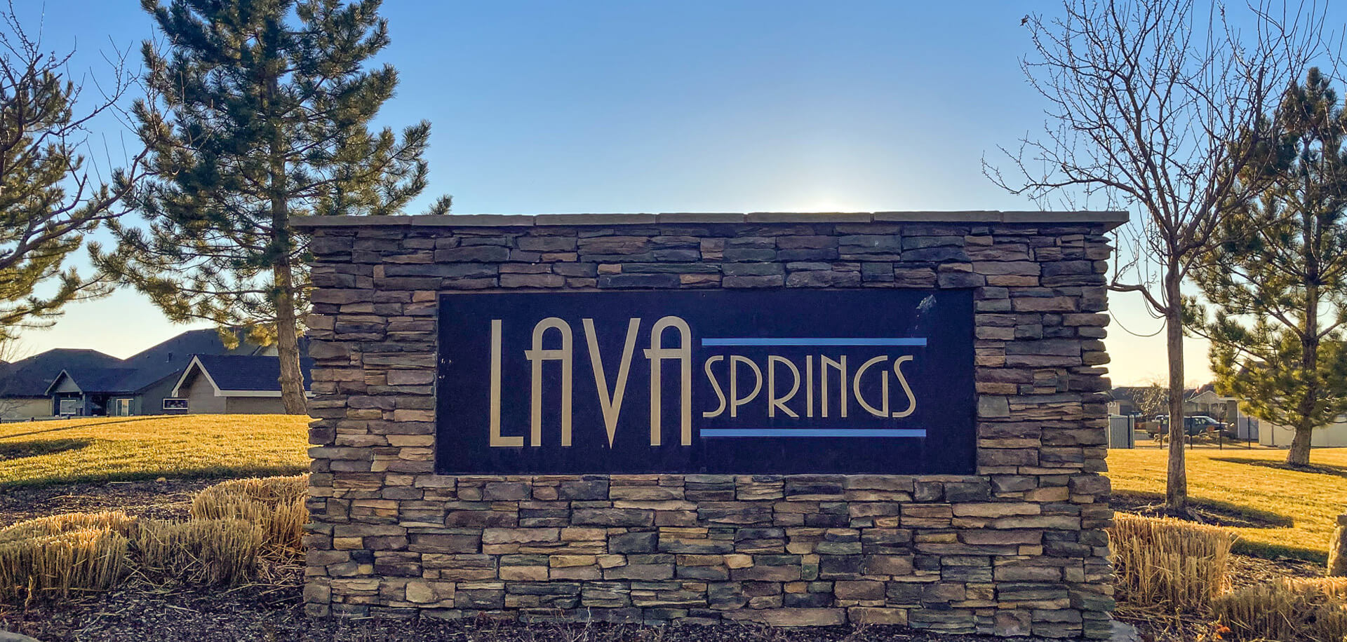 Lava Springs Community Entrance
