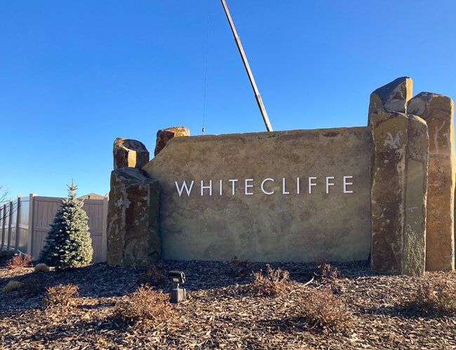 Whitecliff Estates Subdivision