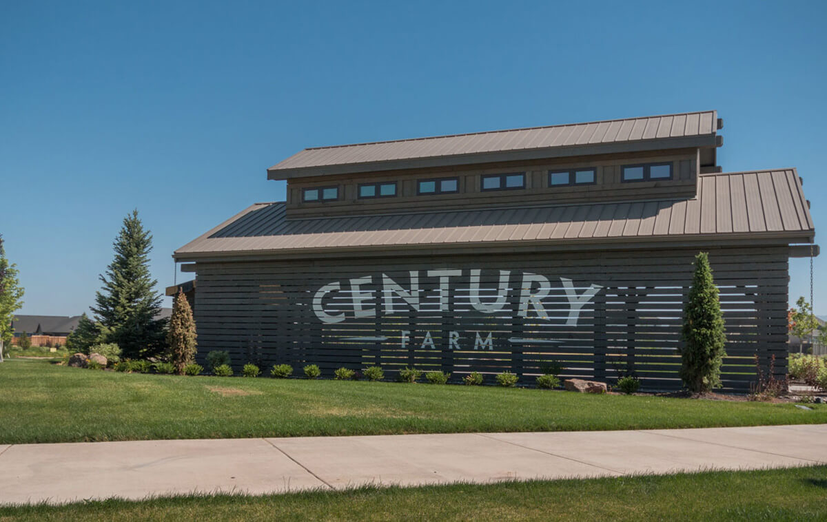 Century Farm Subdivision community entrance