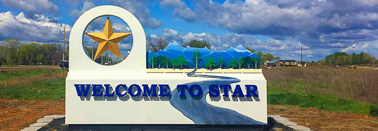 City fo Star ID Monument Entrance