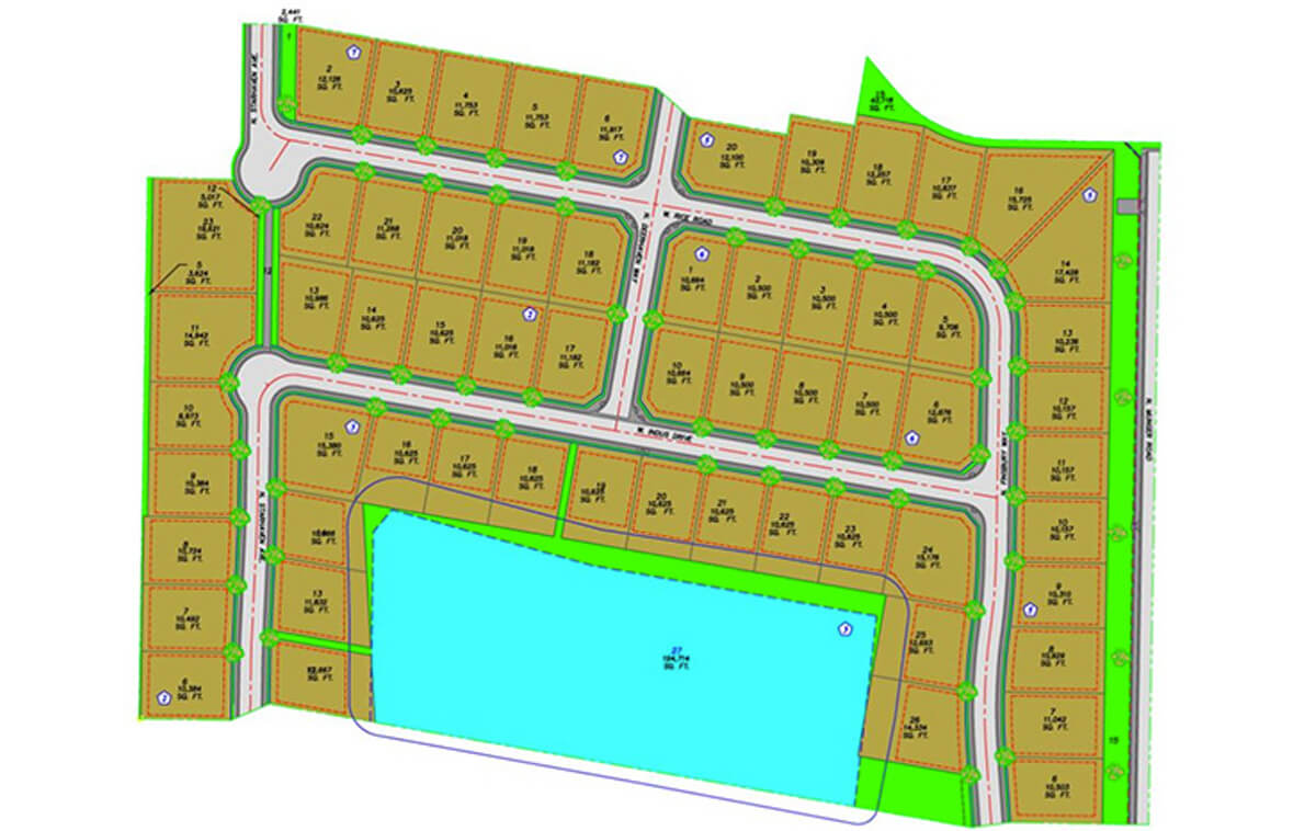 Craftsman Estates Plat Map