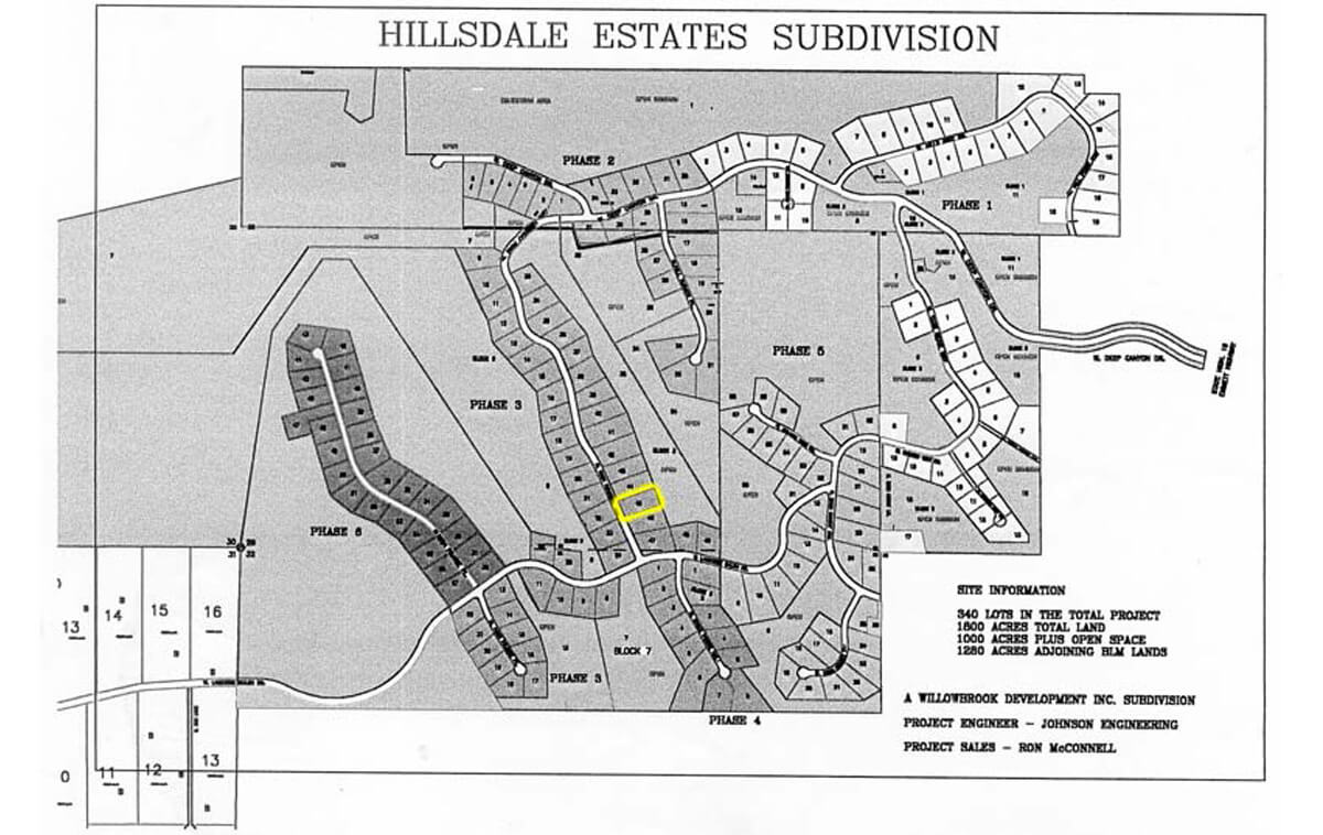 Hillsdale Estates Subdivision Star ID 83669