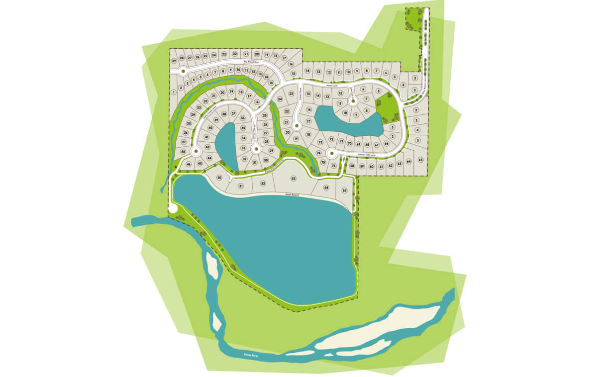 Star River Ranch plat map rendering
