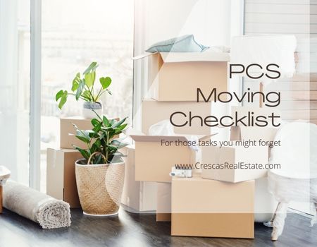 Checklist For Your PCS Move