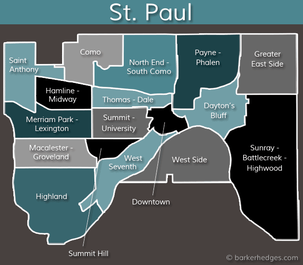 St. Paul Map