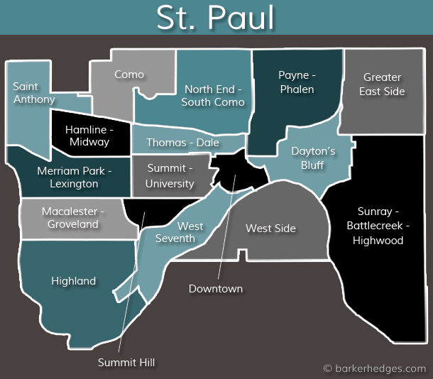 Neighborhoods in Saint Paul, Minnesota - Wikipedia