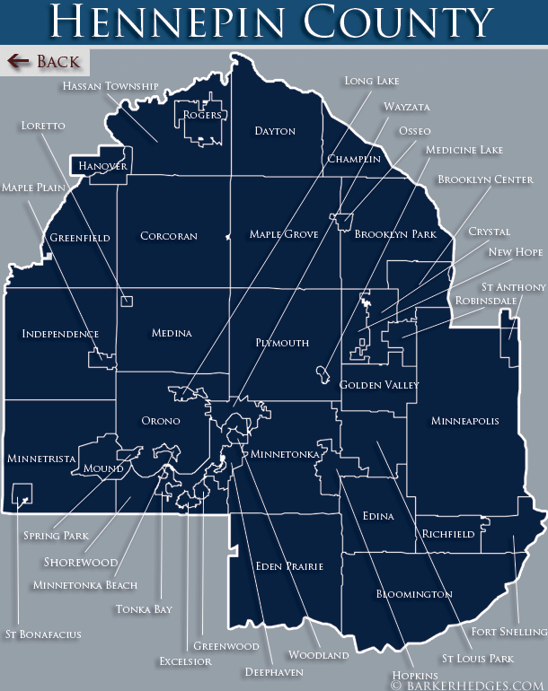 Twin Cities Metro Map