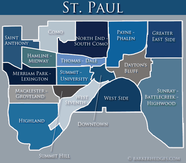 St. Paul Map