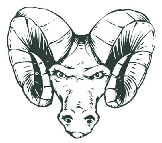 Pine-Richland Rams Logo
