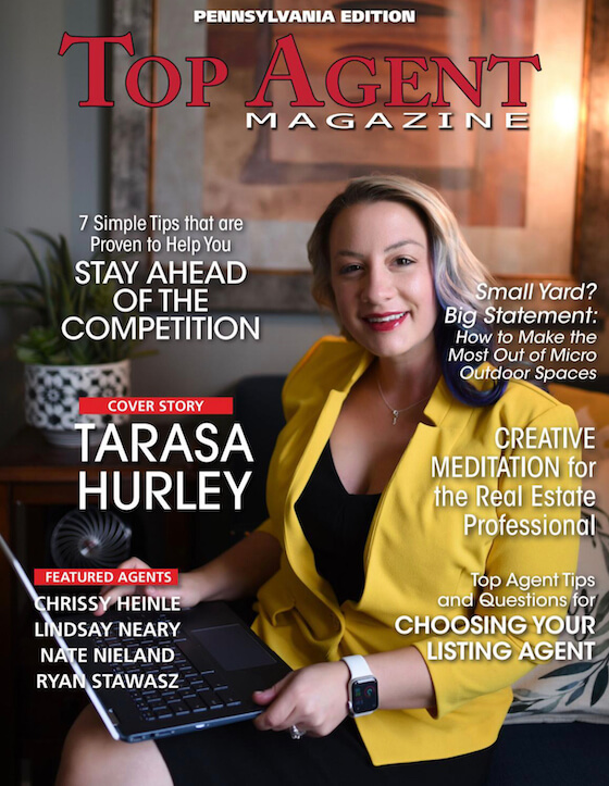 Tarasa Hurley Top Agent Magazine Cover December 2021