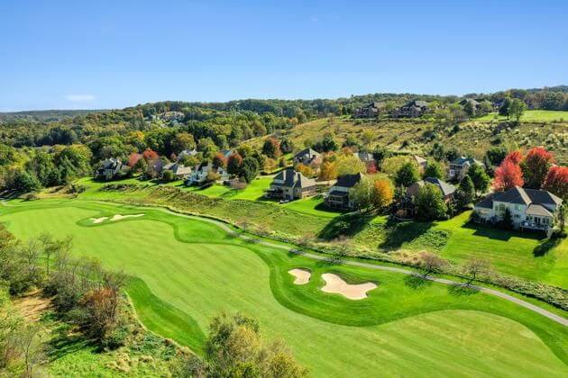 Treesdale Golf Community Aerial