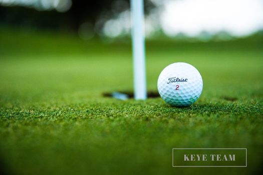 Image of Golf Ball sitting on the lip of a hole