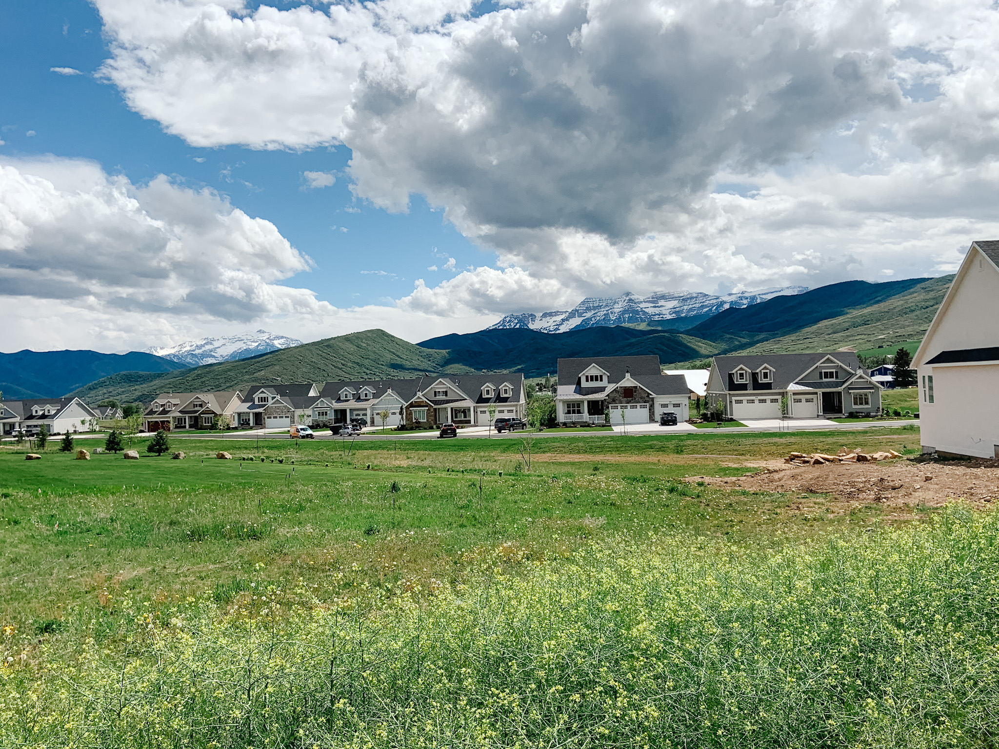 Image of a subdivision in midway utah homes for sale