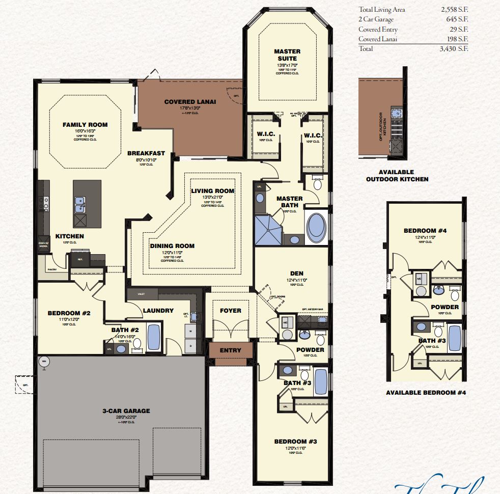 Jacaranda Floor Plan | The Isles of Collier Preserve in Naples, FL