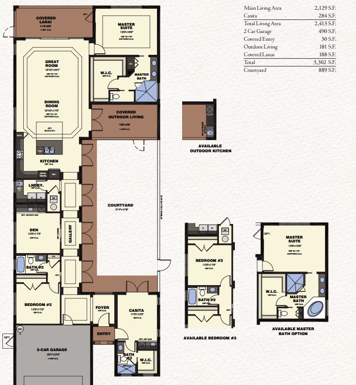 Periwinkle Floor Plan | The Isles Of Collier Preserve In Naples, FL