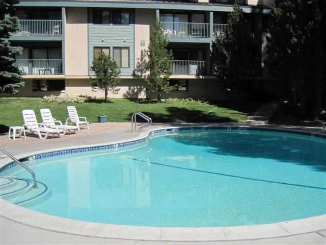 St. Anton Condos Swimming Pool in Summer