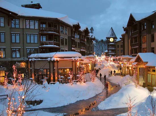 image of a village homes in Mammoth Lakes Resort