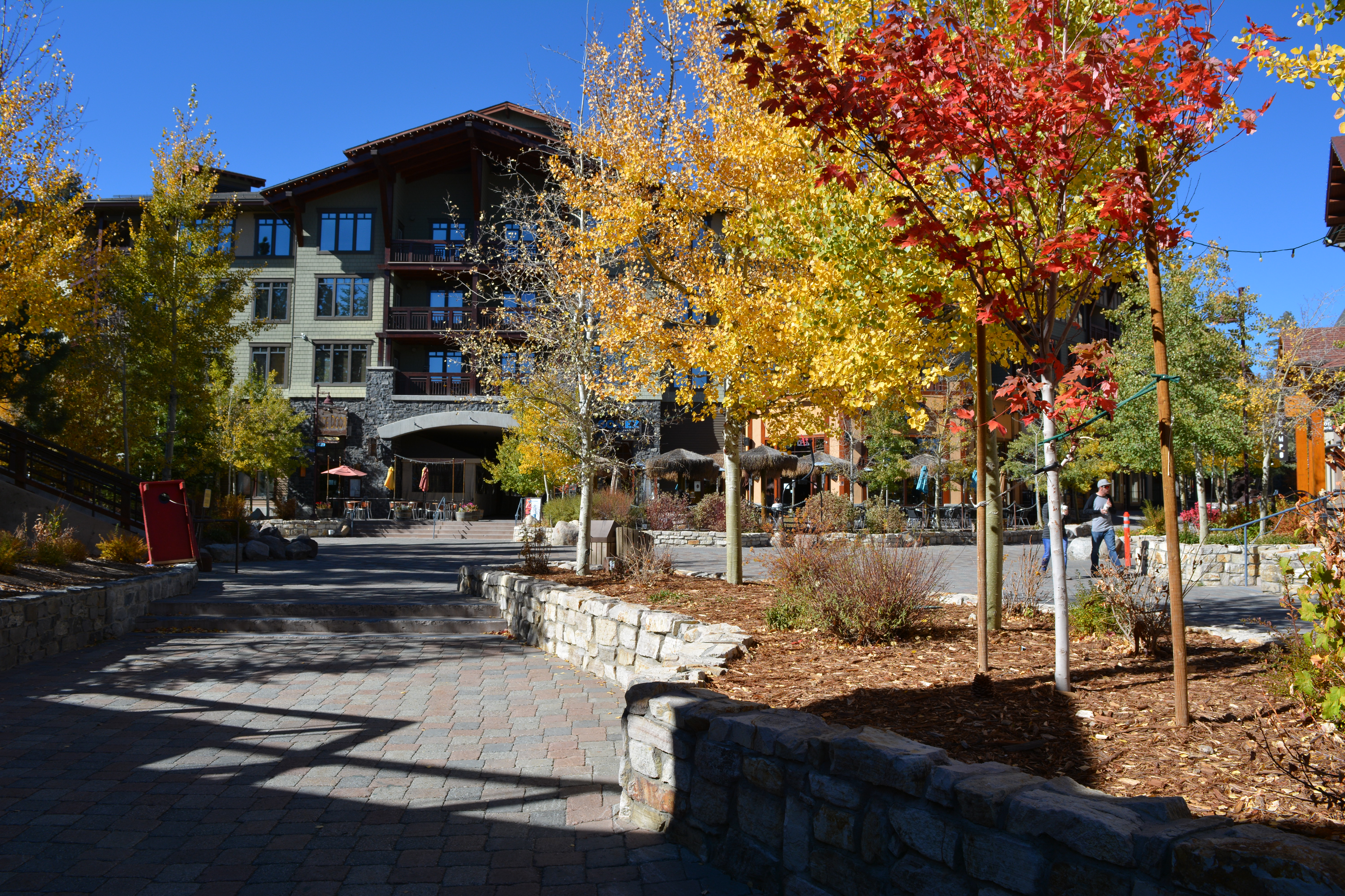 Village at Mammoth in Fall