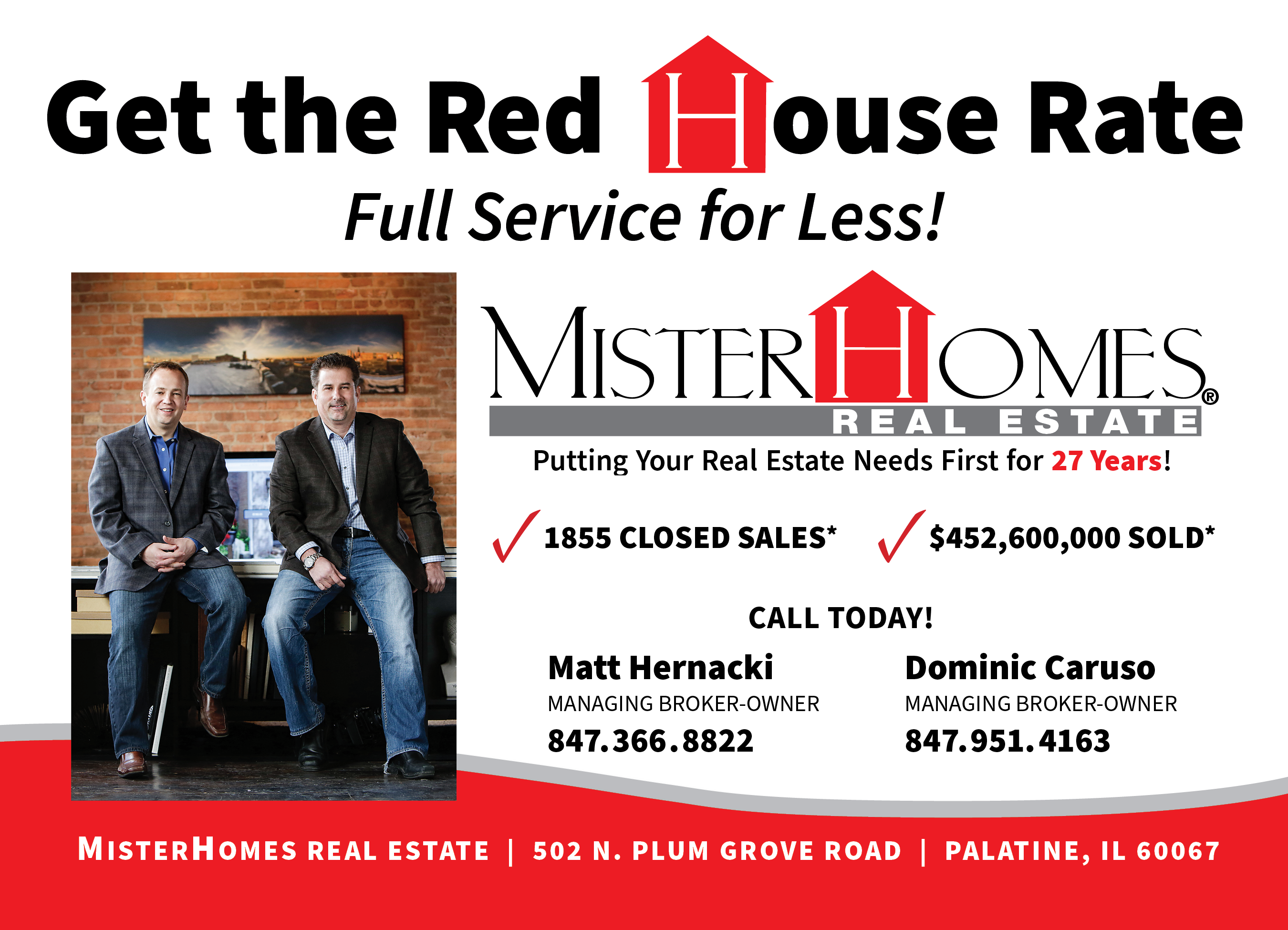 Red House Rate for Real Estate - MisterHomes