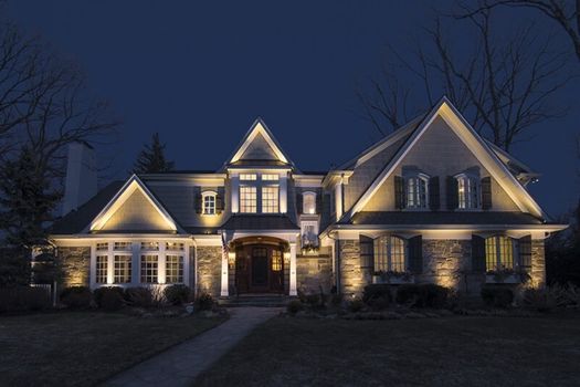 Beautiful Home Evening Lighting