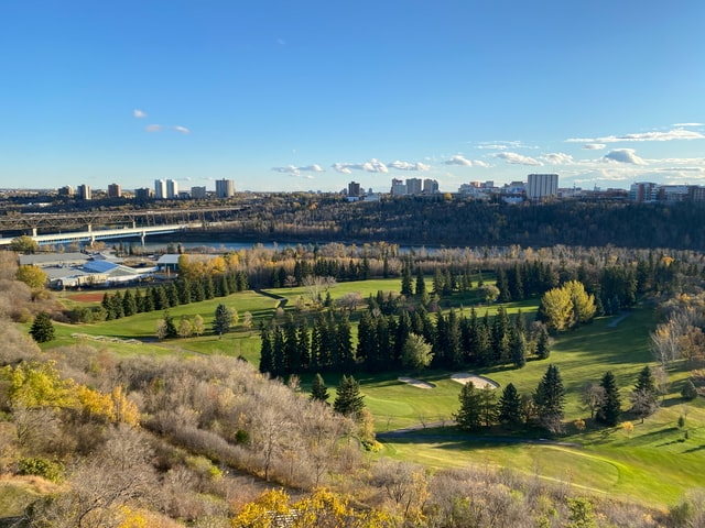 A view of River Valley park in Edmonton