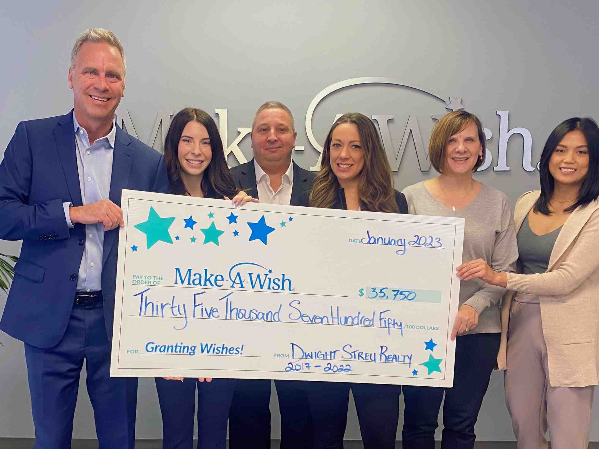 Dwight Streu Real Estate Team gives back to Make-A-Wish Canada 
