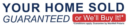 Your home Sold Guaranteed or we'll buy it* Logo 