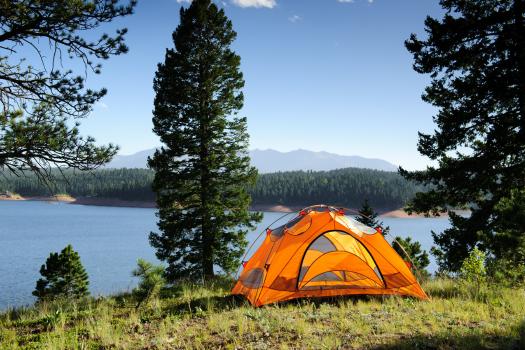 camping in the colorado wilderness