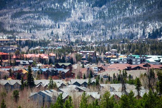 colorado springs houses in the winter