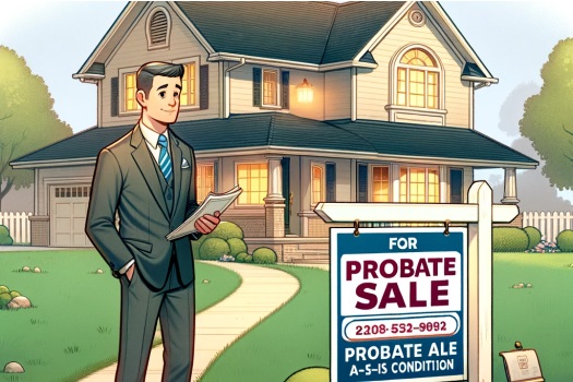 A home being sold in probate