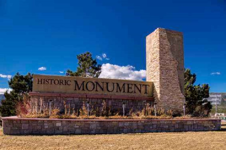 Monument Colorado City Sign