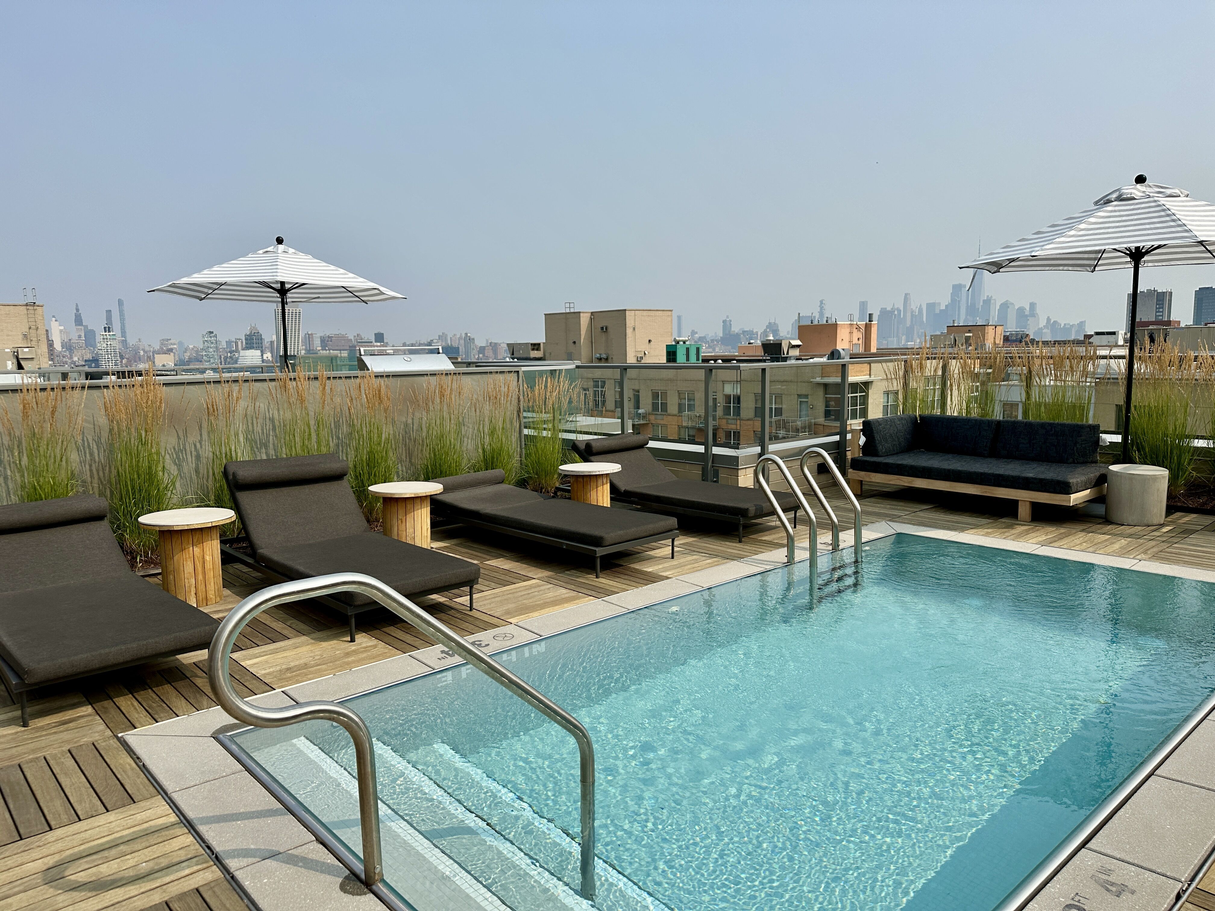 Rooftop Pool at 1425 Hudson St, Hoboken, NJ 07030 - Michael Kotler Realtor Move Ahead Homes
