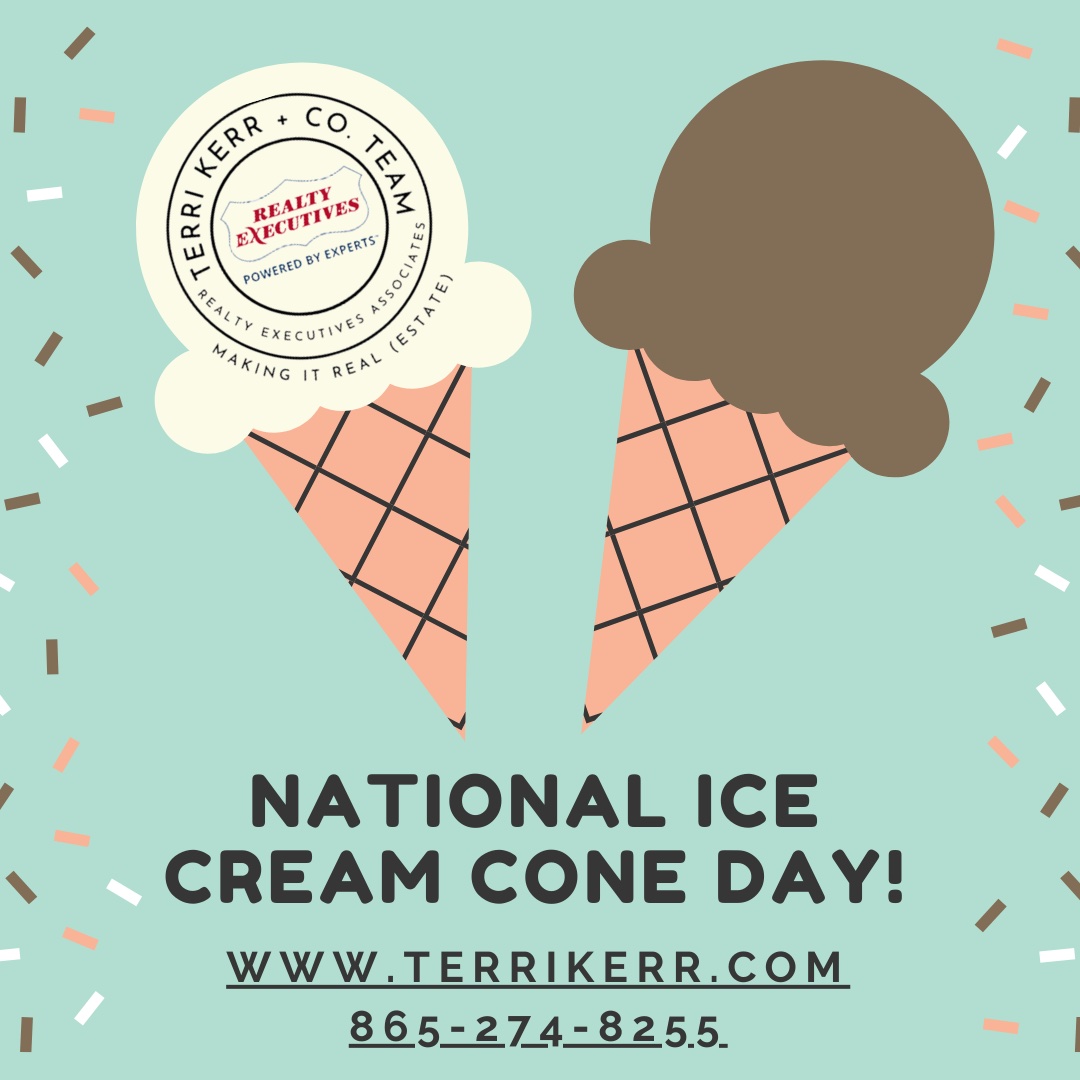 National Ice Cream Cone Day!