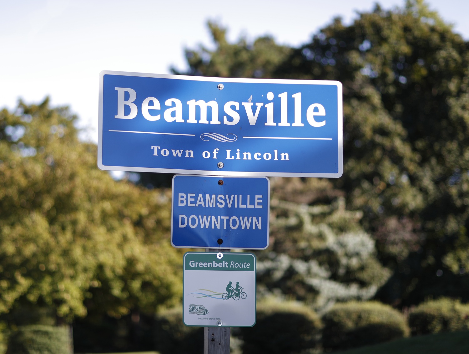 Beamsville Town Sign - Beamsville ON homes for sale