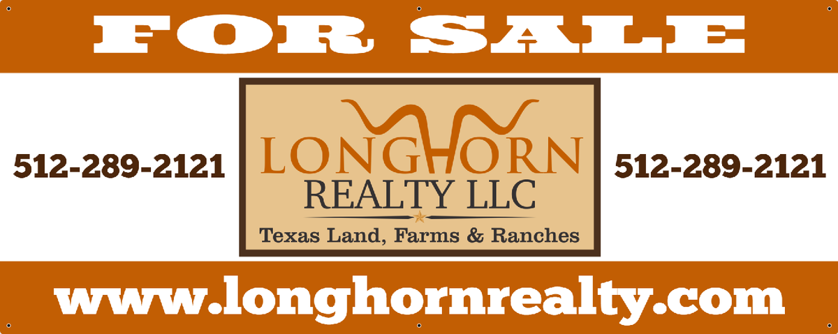 Longhorn Realty Farm and Ranch Sign