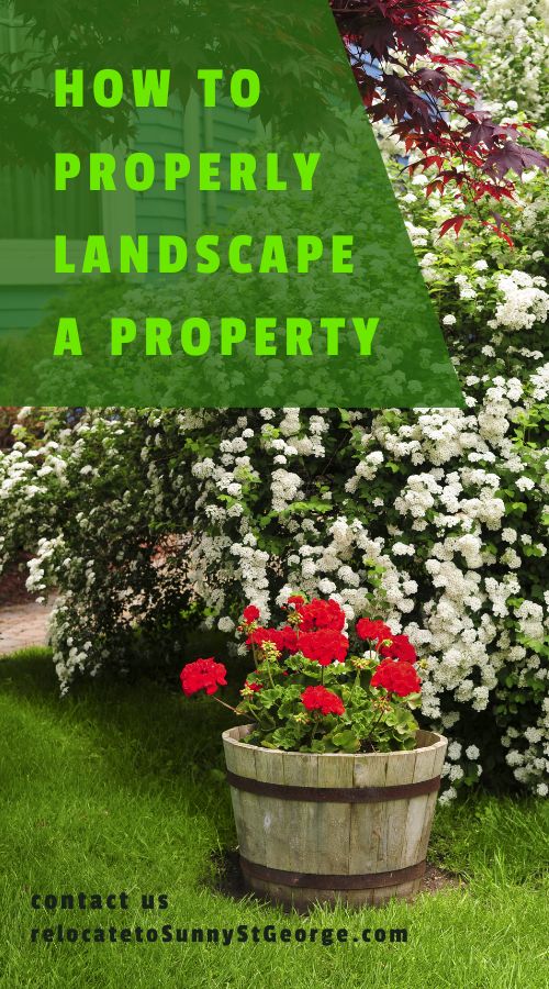 How To Properly Landscape A Property